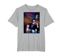 Quentin Tarantino Pulp Fiction Director En Los Ángeles Michael Grecco Camiseta, Hombre Tallas Grandes, Gris Jaspeado, 3X Alto