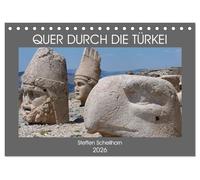 QUER DURCH DIE TÜRKEI (Tischkalender 2026 DIN A5 quer), CALVENDO Monatskalender: Antike Stätten und eine traumhafte Natur - das ist die Türkei