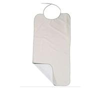 Queraltó Babero de algodón | Impermeable | 80X40 cm | Blanco