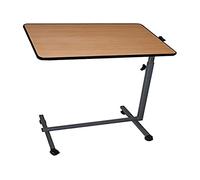 Queraltó Easy - Mesa Auxiliar con Ruedas para Cama y Sofá, Madera, 40 x 60 x 70/105 cm