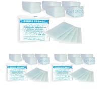 Queraltó Esponjas Jabonosas Desechables, Para Adultos, Niños Y BebéS, De Napa, Para Pieles Sensibles, 5 Packs De 24 Esponjas, 120 Unidades (Paquete de 3)