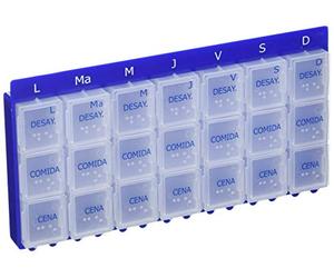Queraltó Pastillero organizador semanal de 3 tomas diarias