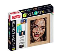 Quercetti - 0775 Pixel Art 4 Take a Selfie, Juego creativo con clavos para niños
