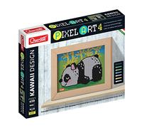 Quercetti - 0797 Pixel Art 4 Kawaii Design Panda, Juego Creativo con Clavos para niños