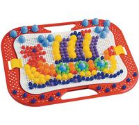 Quercetti 0900 - Fanta Color, Pin Design Game, 300 Pins, Mosaic