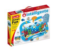 Quercetti 0969 Quercetti-0969 Ocean Fun Fish & Pegs-Kids' Mosaic Kits STEAM Toy