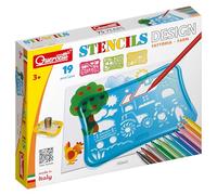 Quercetti - 2645 Stencils Desing Granja - Dibuja con Plantillas