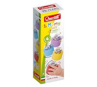 Quercetti - 4144 Momy Soft Happy Sound, 4 pcs, Juguetes de bloques de plástico suave para niños pequeños