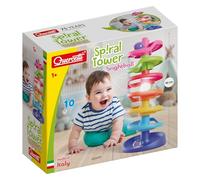 Quercetti - Pistas de canicas 6499 Spiral Tower Brightball - para la primera infancia