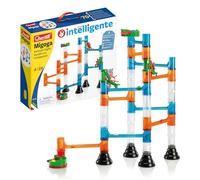 Quercetti-6546 Migoga Marble Run Transparent-Circuito de canicas, Juego Educativo de construcción, Multicolor, 34 x 8 x 29cm (6546)