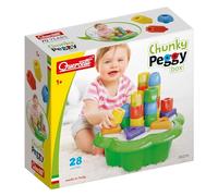 Quercetti - Chunky Peggy Clavijas - Juego de construcción para la Primera infacia