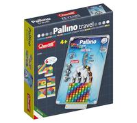 Quercetti Mini Pallino Travel, juego de viaje de mosaico con bolas de circuito, juguete infantil 4+ años regalo niña niño, juegos educativos Montessori
