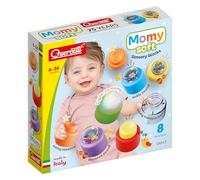 Quercetti MOMY Soft Sensory Blocks - Bloques sensoriales Blandos, Juguete Montessori Educativo y de construcción para bebés de 6 a 36 Meses