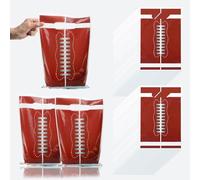 QUERICKY 100 bolsas de regalo de fútbol, bolsas de regalo de botín de fútbol, bolsas de regalo de fiesta de fútbol, suministros de fiesta de fútbol para niños, fiesta de cumpleaños, día de juego,