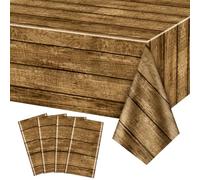 QUERICKY Manteles para Fiestas del Oeste, 220x137cm Salvaje Oeste Casa de Madera Puerta de Granero Manteles para Fiesta Temática del Oeste Decoraciones de Fiesta de Cumpleaños (4)