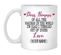 Querida Bomma De Todas Las Vaginas Del Mundo Me Caí De Tu Amor Tazas De Cerámica Único Taza Chic Taza De Café Para Hogar Espresso Bebidas Frías Y Calientes Cacao 330Ml