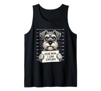 Querida mamá, Puedo Explicar - Amante de Schnauzer Dueño de Schnauzer Camiseta sin Mangas