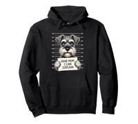 Querida mamá, Puedo Explicar - Amante de Schnauzer Dueño de Schnauzer Sudadera con Capucha