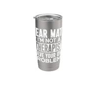 Querida matemática, no soy terapeuta, resuelve tus propios problemas Vaso térmico de acero inoxidable de doble pared
