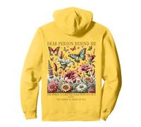 Querida persona detrás de mí El mundo es un lugar mejor Mujeres Hombres Sudadera con Capucha