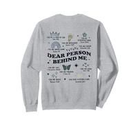 Querida Persona detrás de mí Eres un Hijo de Dios Sudadera