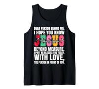 Querida Persona detrás de mí Espero Que sepas Que Jesús ama Camiseta sin Mangas