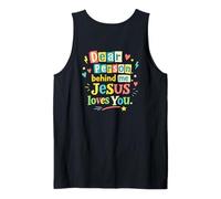 Querida Persona Detrás De Mí Jesús Te Ama Fe Positiva Inspira Camiseta sin Mangas