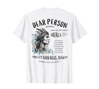 Querida Persona Detrás De Mí Religioso Cristiano Jesús Volver Imprimir Camiseta