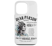 Querida Persona Detrás De Mí Religioso Cristiano Jesús Volver Imprimir Carcasa para iPhone 13 Pro