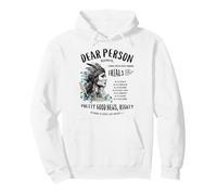 Querida Persona Detrás De Mí Religioso Cristiano Jesús Volver Imprimir Sudadera con Capucha