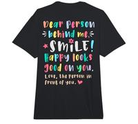 Querida Persona detrás de mí, Sonríe, Feliz Alegre Alegre Comfort Colors Adult Heavyweight T-Shirt