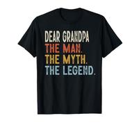 Querido Abuelo El Abuelo El Mito La Leyenda Día del Padre Camiseta