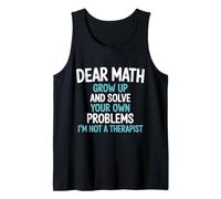 Querido Álgebra Divertido Maestro de Matemáticas Estudiante Diseño Hum Camiseta sin Mangas