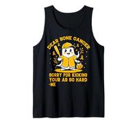 Querido Cáncer de Hueso Perdón por patearte tan fuerte Me Camiseta sin Mangas