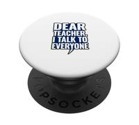 Querido Maestro, Hablo con Todos PopSockets PopGrip Adhesivo