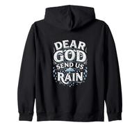 Querido Padre, Dáchanos con Lluvia Oración de Influencia Vintage Sudadera con Capucha