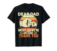 Querido Papá Gran Trabajo Somos Impresionantes Gracias Día del Padre Camiseta