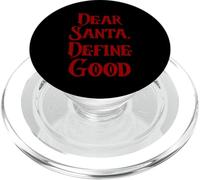 Querido Papá Noel Define un Buen Humor navideño y Divertido PopSockets PopGrip para MagSafe