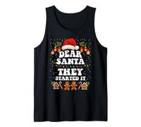 Querido Papá Noel: Empezaron: Navidad, Divertidas Vacaciones de Navidad Camiseta sin Mangas