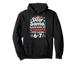 Querido Papá Noel, Haz Que mis Alumnos dejen de Decir 6-7 Sudadera con Capucha
