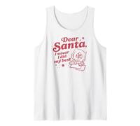Querido Papá Noel, juro Que Hice lo Mejor Que pude Camiseta sin Mangas