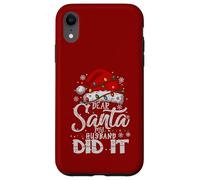Querido Papá Noel, mi Esposo lo Hizo en Navidad, a Juego con la Familia Carcasa para iPhone XR