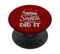 Querido Papá Noel, mi Esposo lo Hizo en Navidad, a Juego con la Familia PopSockets PopGrip Adhesivo