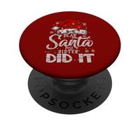 Querido Papá Noel, mi Hermana lo Hizo en Navidad, a Juego con la Familia PopSockets PopGrip Adhesivo