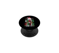 Querido Papá Noel, mi Hermana lo Hizo Gracioso, Navidad, Linda, Feliz Navidad PopSockets PopGrip Adhesivo