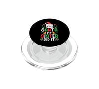 Querido Papá Noel, mi Hermana lo Hizo Gracioso, Navidad, Linda, Feliz Navidad PopSockets PopGrip para MagSafe