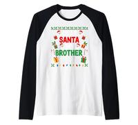 Querido Papá Noel, mi Hermano lo Hizo Camiseta Manga Raglan