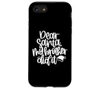 Querido Papá Noel, mi Hermano lo Hizo Divertido en Navidad, Haciendo coincidir a la Familia Carcasa para iPhone SE (2020) / 7/8