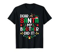 Querido Papá Noel, mi Hermano lo Hizo Gracioso: Navidad, Feliz Navidad, Hermano Camiseta gráfica económica