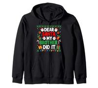 Querido Papá Noel, mi Hermano lo Hizo Sudadera con Capucha